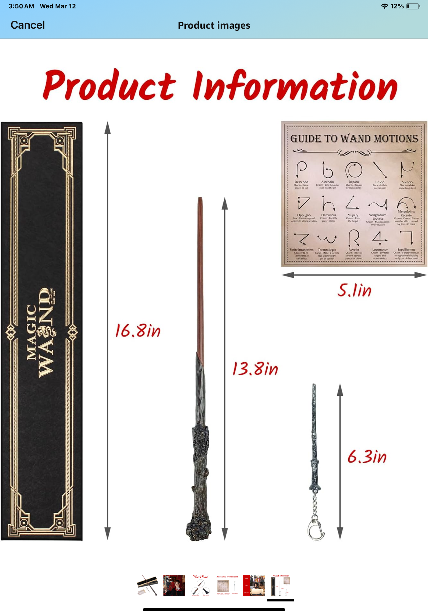 Harry Potter Fire-Breathing Magic Wand Authentic Universal Studios around the Original Factory Hermitic Fire-Breathing Magic Stick Birthday Gift